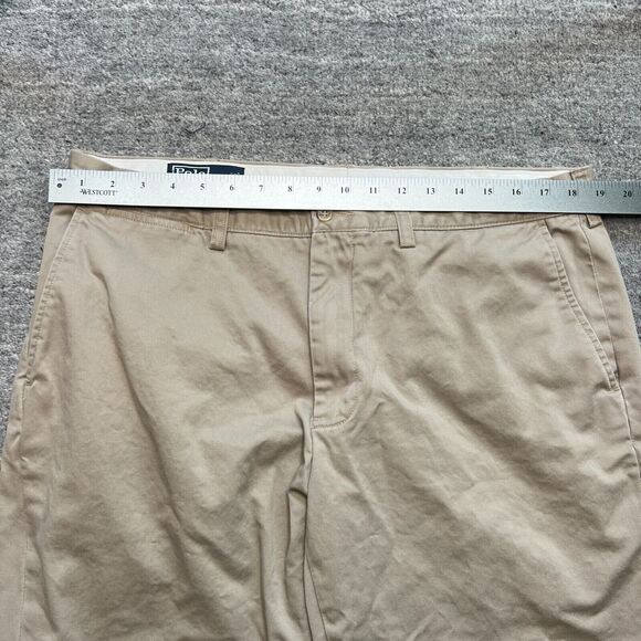 Polo Ralph Lauren Preston Mens Chino Pants Preppy Flat Front 38x31 Vintage Pony - Picture 7 of 9